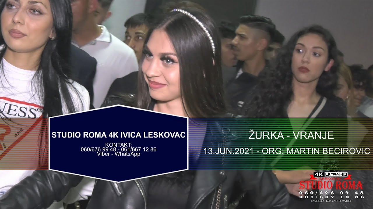 Zurka Vranje 2021/part1/ Pojava Bend - organizator Martin Becirovic - Studio Roma 4K Ivica Leskovac
