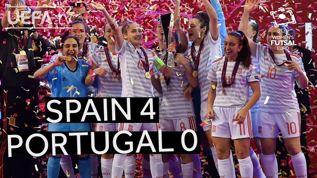 UEFA Women's Futsal EURO Final Spain 4-0 Portugal