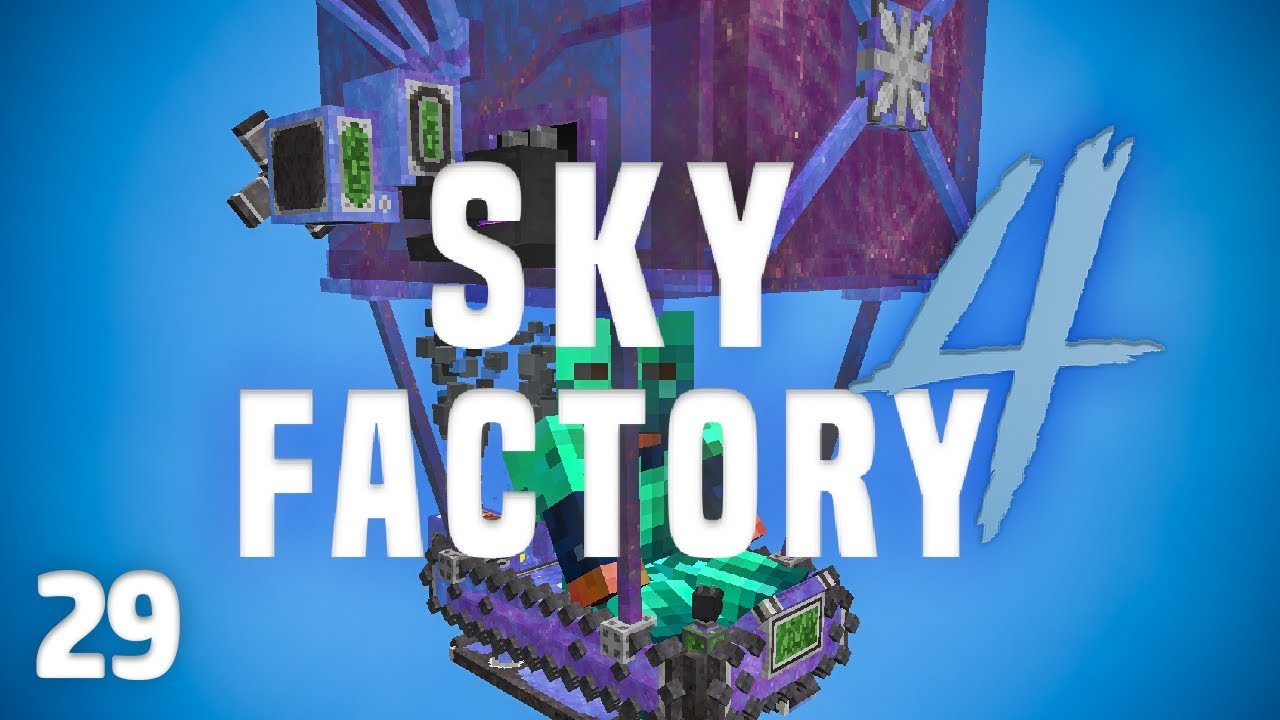 SkyFactory 4 Ep. 29 ViesCraft Airships + Boron Automation