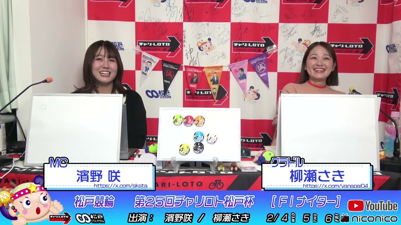 【松戸競輪】 第２５回チャリロト松戸杯 [ FⅠナイター] 2/6（金）【最終日】　#松戸競輪中継 #松戸競輪ライブ