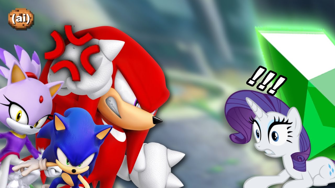 💎 Rarity steals the MASTER EMERALD 💎 (Ai Animation)