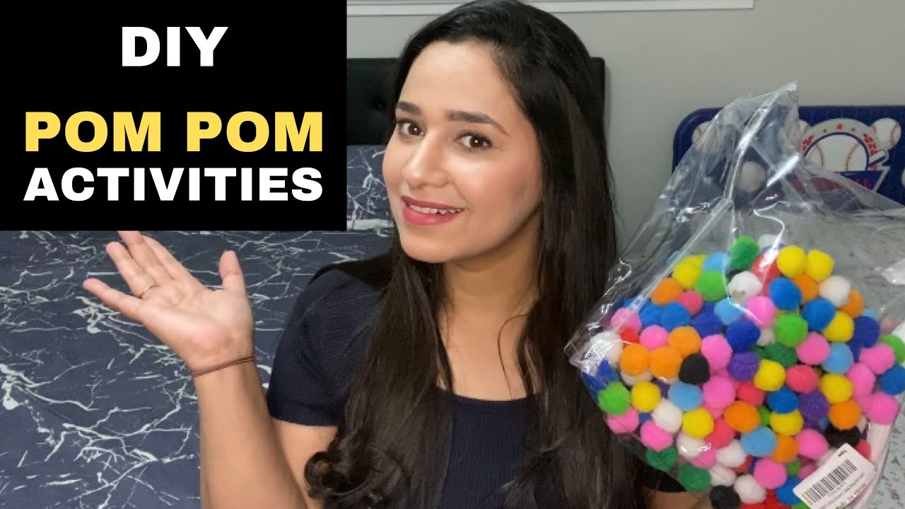 Pom Pom Activities for Toddlers | Fine Motor Skills Activities #theupbeatfamily #subscribenow