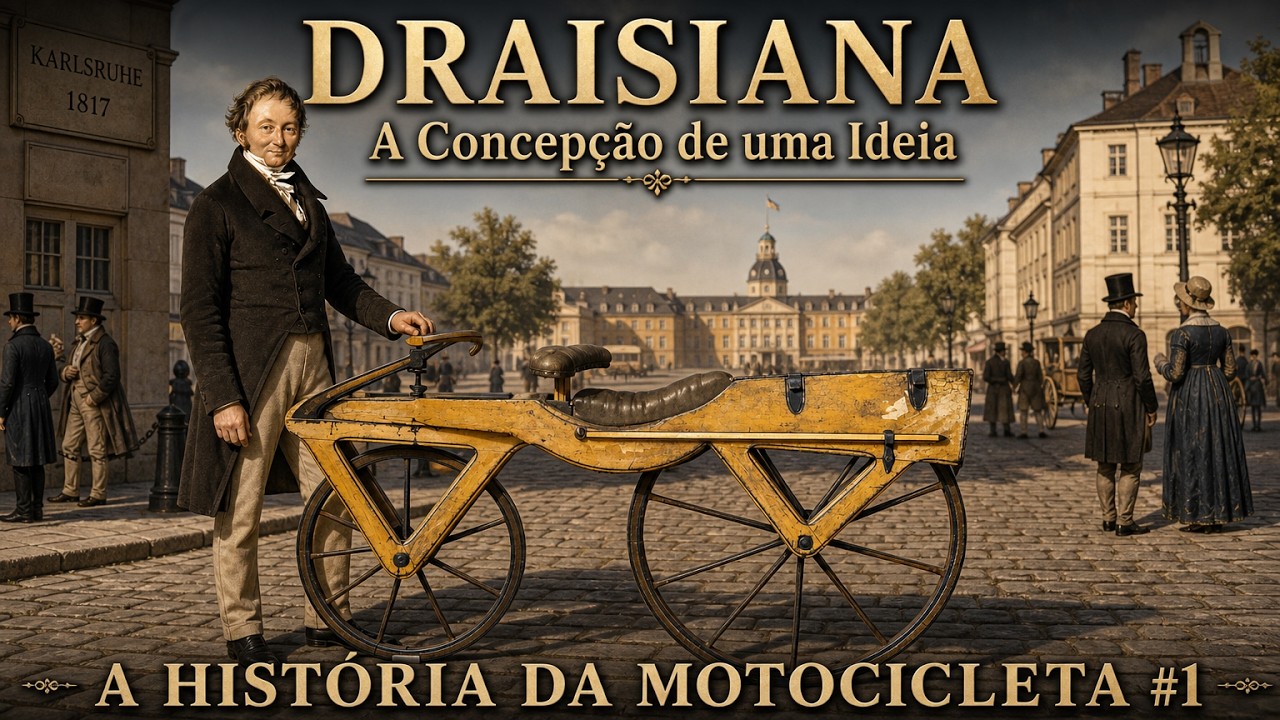 DRAISIANA | A CONCEPÇÃO DE UMA IDEIA | A HISTÓRIA DA MOTOCICLETA | EPISÓDIO #1