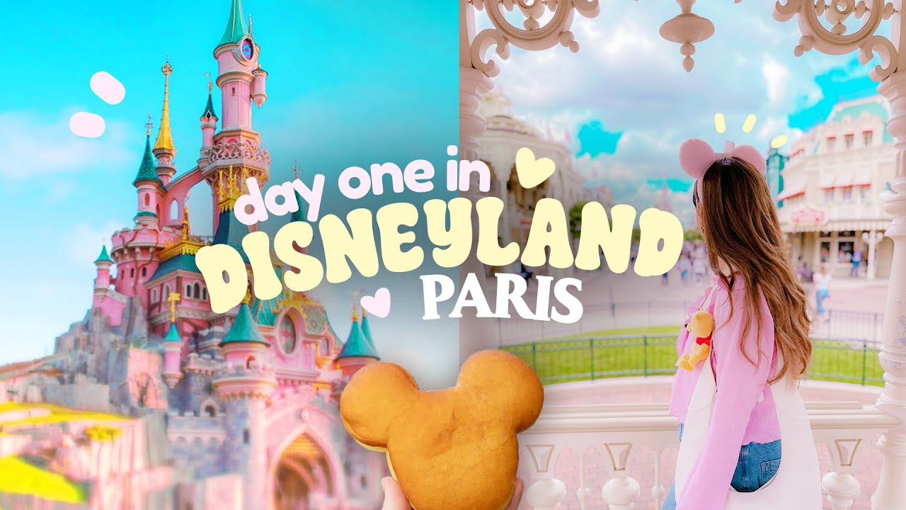 OUR FIRST DAY IN DISNEYLAND PARIS 🌸 🏰 First Impressions of the Luxury Hotel, Delicious Foods & Rides