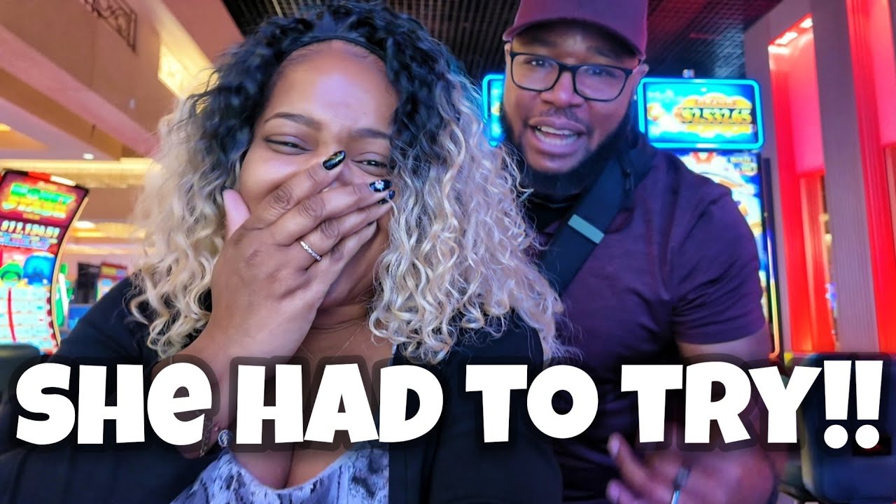 She Did Something She's NEVER Done On ANY Slot Machine!!
