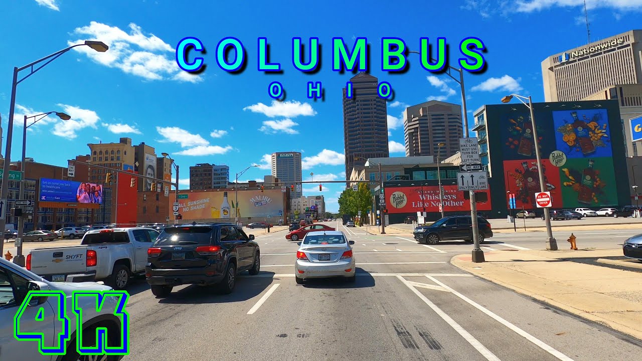 Columbus Drive Part 2/4, Ohio USA 4K - UHD