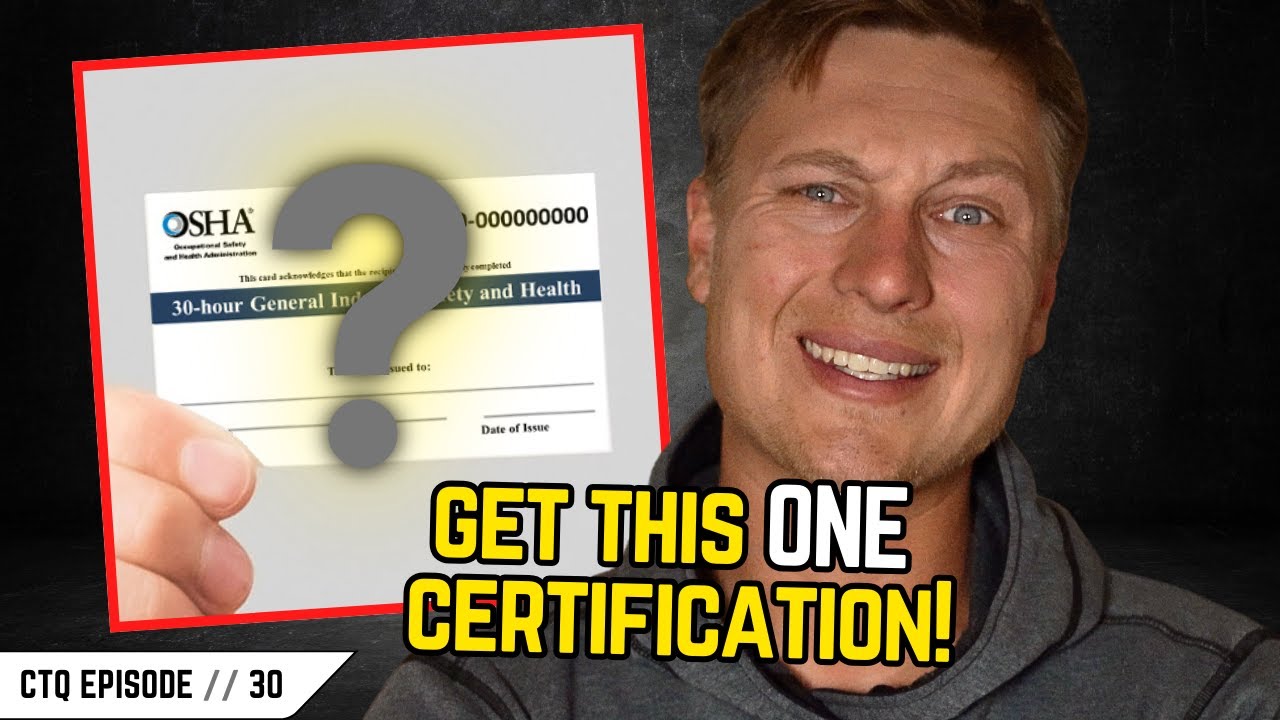 What Certifications do YOU NEED to Become an Electrician? CTW Ep // 30
