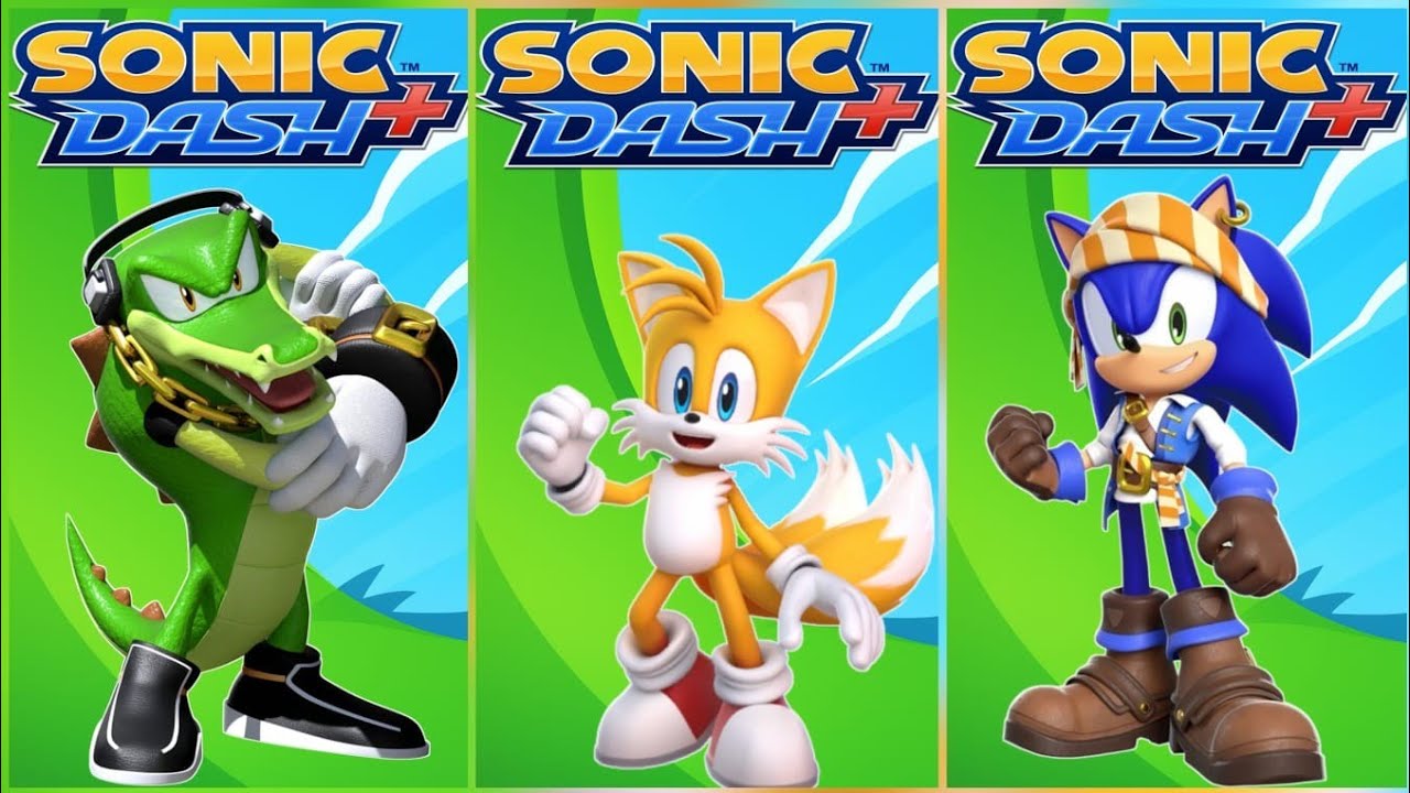 Sonic Dash - Vector vs Tails vs Pirate Sonic