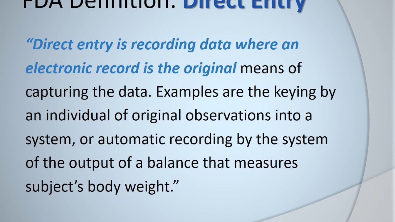 21 CFR Part 11