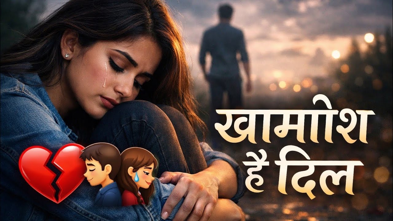 Sad Song Khamosh hai Dil 🫶❤️‍🩹#emotionalsong #silentnight #brokenheart #hearttouching #hindisadsong 