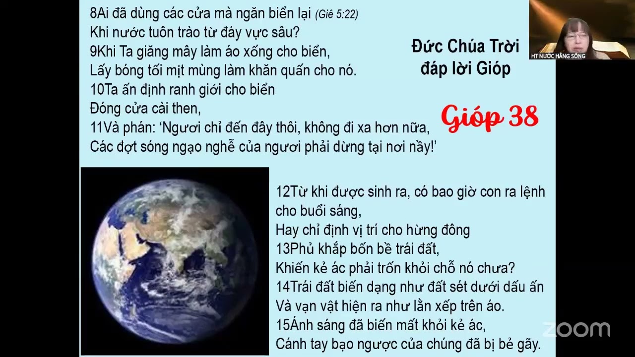 HÀNH TRÌNH XUYÊN KINH THÁNH Gióp  Bài 32 14 01 2026