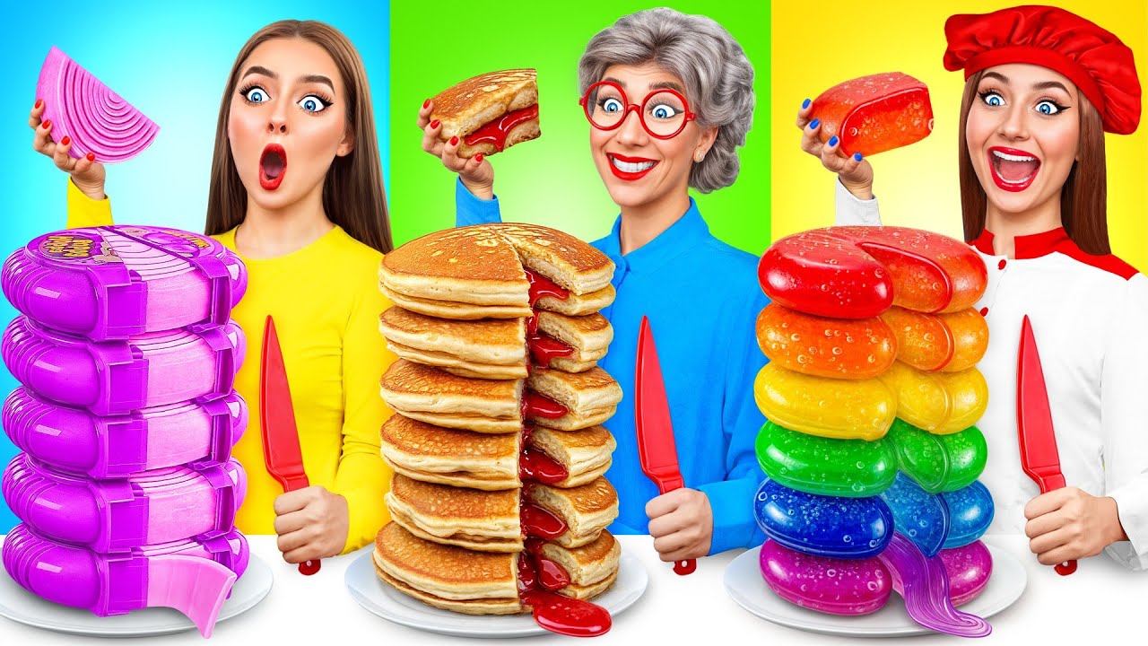 Кулинарный Челлендж: Я против Бабушки | Кто Победит в Битве на Кухне от Jelly DO Challenge