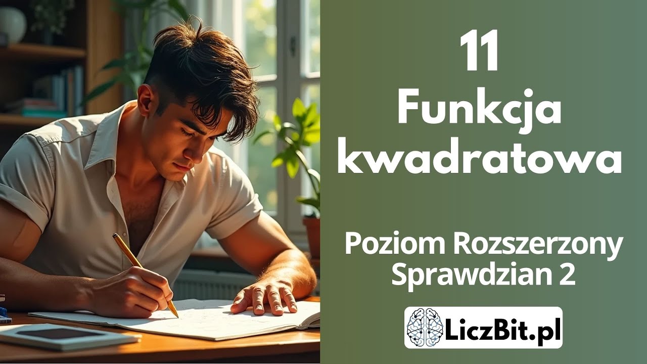 11 Funkcja kwadratowa - Sprawdzian 2 - Pazdro - Poziom Rozszerzony