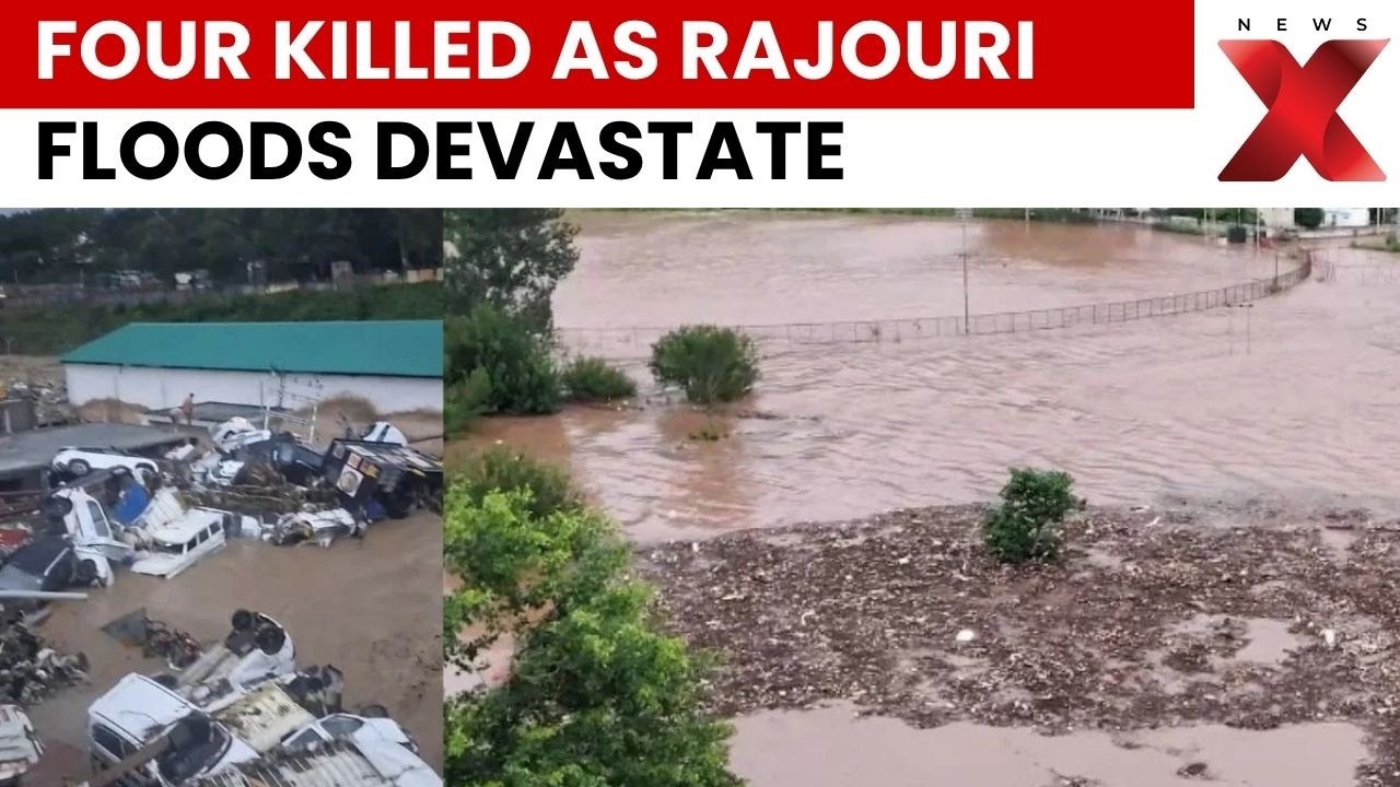 J&K Rajouri Cloudburst: Flash Floods Kill Four, Trigger Massive Destruction | NewsX