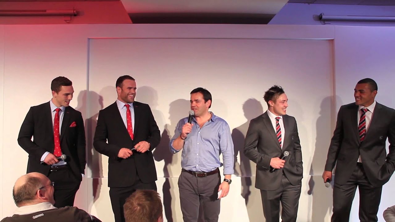 George North and Jamie Roberts