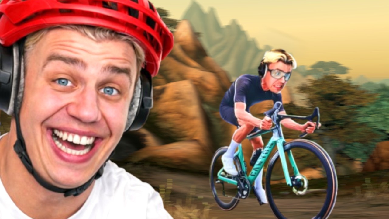 Ich fahre ein Fahrradrennen, aber in World of Warcraft...