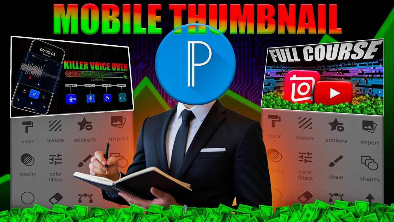 How To Make VIRAL YouTube Thumbnails On Mobile | HD Glow Effect Pixellab Tutorial 2025