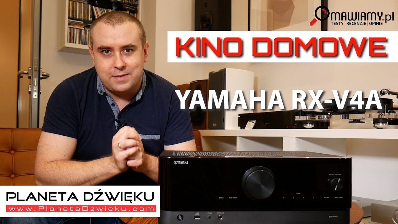 Yamaha MusicCast RX-V4A. Amplituner kina domowego.