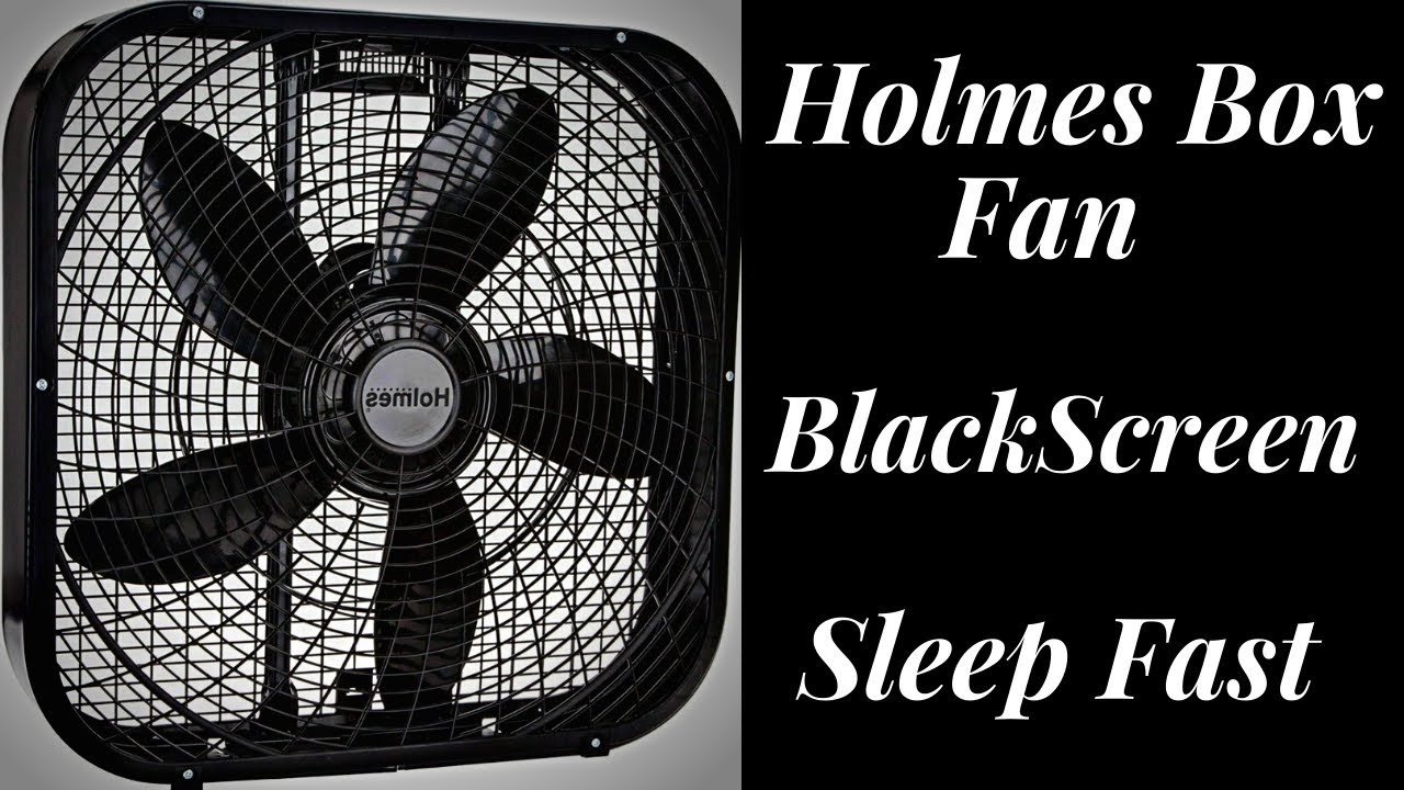 BEST FAN NOISE with BLACK SCREEN | FOR SLEEPING (Ten Hours) | WHITE NOISE | Box Fan | Sleep Fast