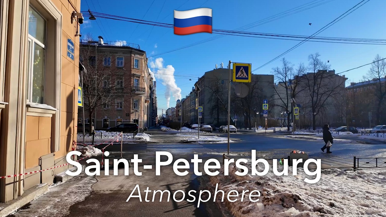 🇷🇺 Прогулка по Санкт-Петербургу: Атмосфера Зимнего Центра в 4K | Россия
