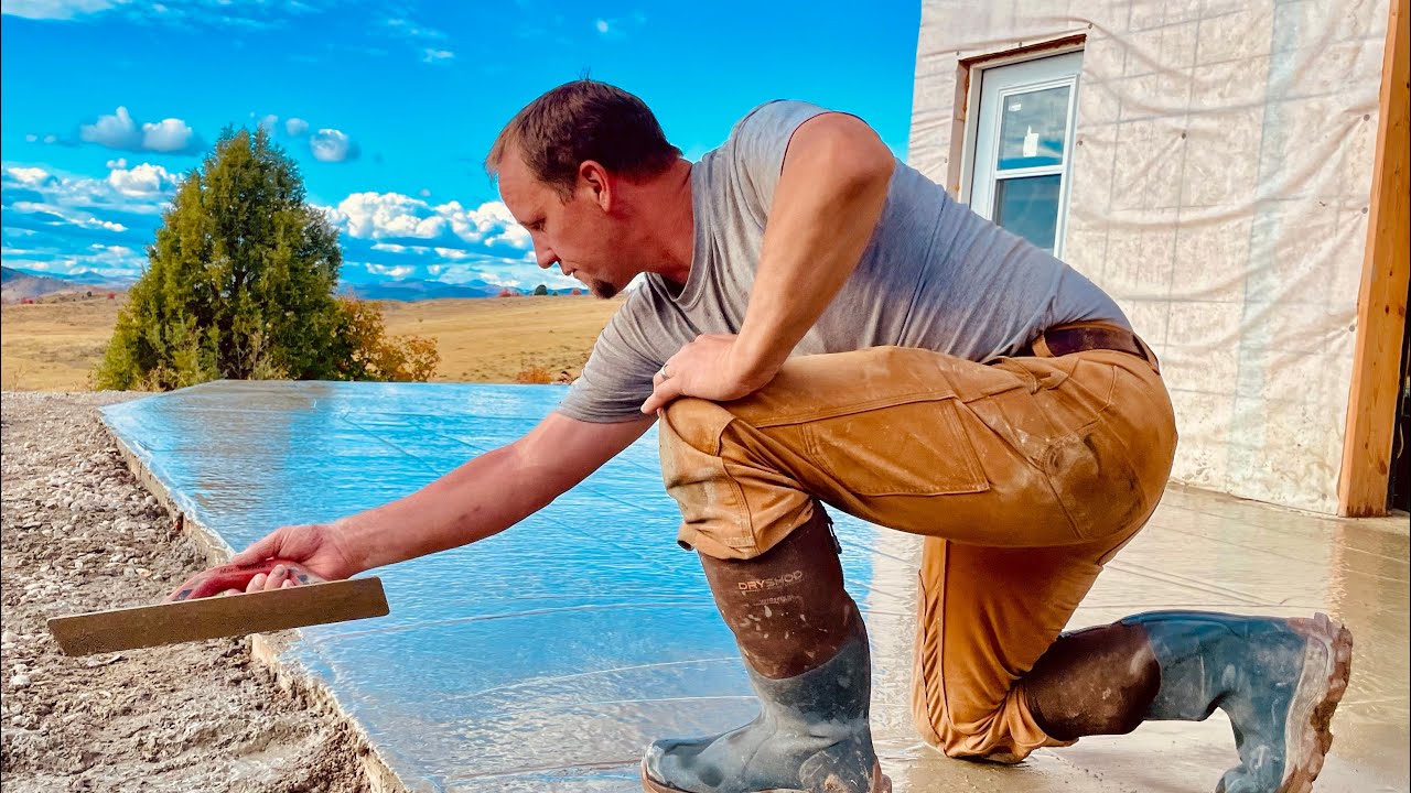 Last-minute Opening for CONCRETE! Another 8.5 Yards POURED \\ MOUNTAIN MAPLE RANCH