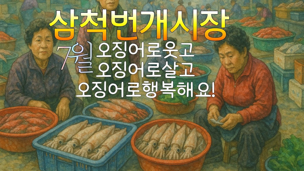 水産市場 삼척번개시장 오징어전쟁, 30대청년사장 삶의전쟁현장, 입찰에서판매까지 견문록♡삶2430/Samcheok beongae market, korea