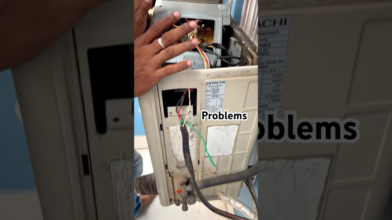 Hitachi inverter Ac  || #acshorts #acproblems #ytshort ￼
