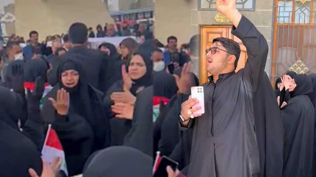 كارثه شاب دخل بنص نسوان يقرا بدال ملايه خله زلم ونسوان يلطمون ع روسهم نعش اخت ابو فاضل ماله شيله
