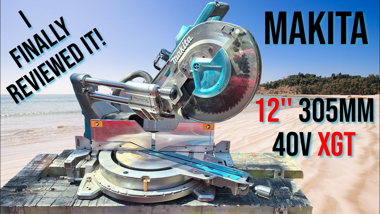 Makita 40v 305mm Mitre Saw Review, also known as Makita XGT 12