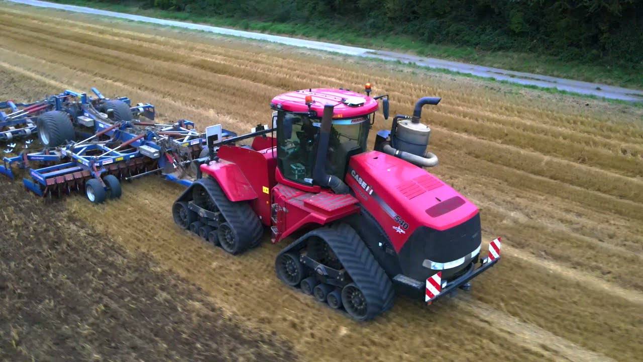 Case 540 Quadtrac & Watkins 6 mtr Cultivator
