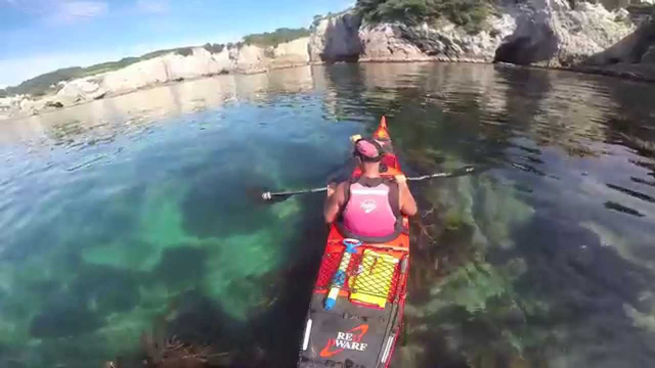Kayaking Hahei, New Zealand.