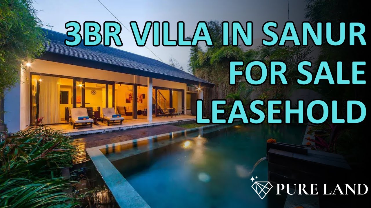 3BR Villa in Sanur for Sale Leasehold