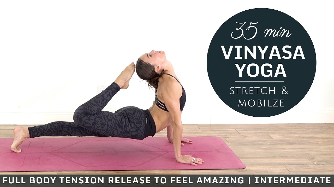 35 Min Yoga Flow - Full Body Flexibility &  Spine Fluidity | Gayatri Yoga