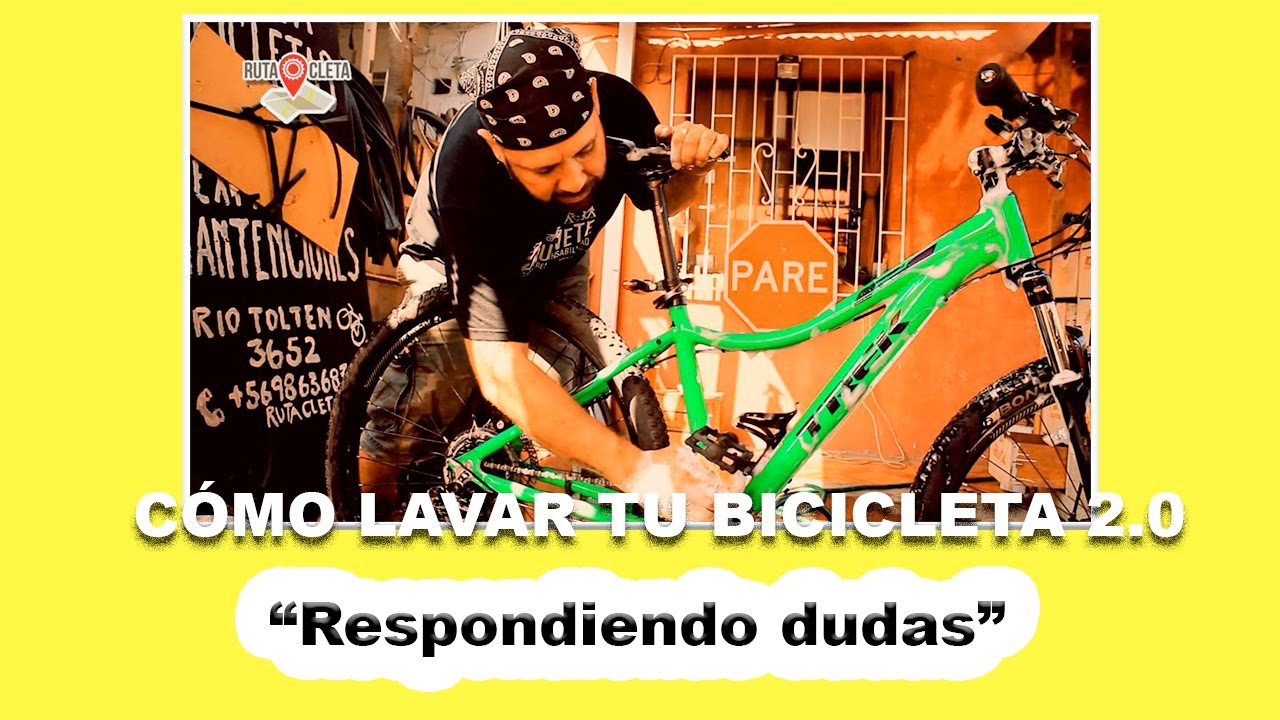 RUTA CLETA - CÓMO LAVAR TU BICICLETA 2.0 - RESPONDIENDO DUDAS #ciclismourbano