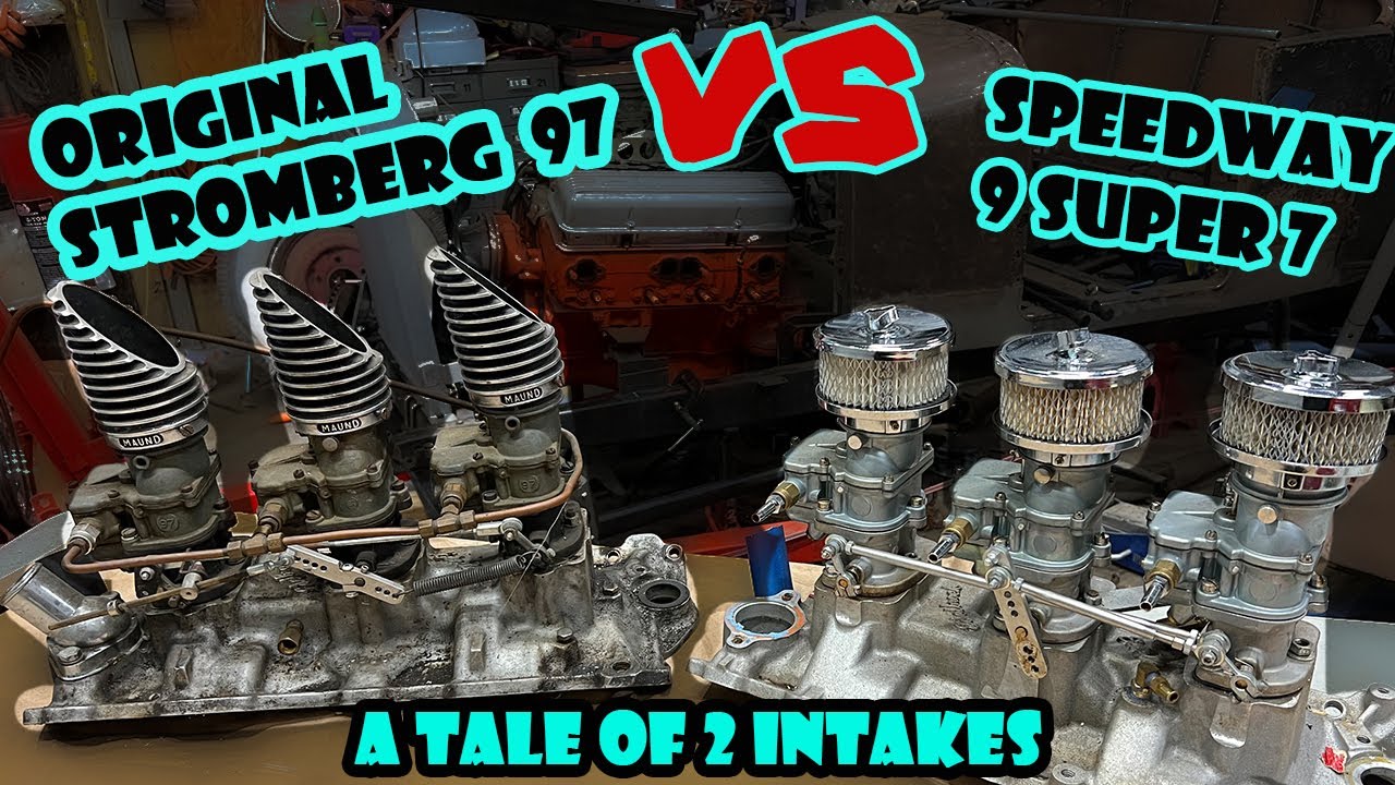 Original Stromberg 97s Vs. Speedway 9 Super 7 - A Tale of Two TRIPOWERS   Which one is RIGHT???