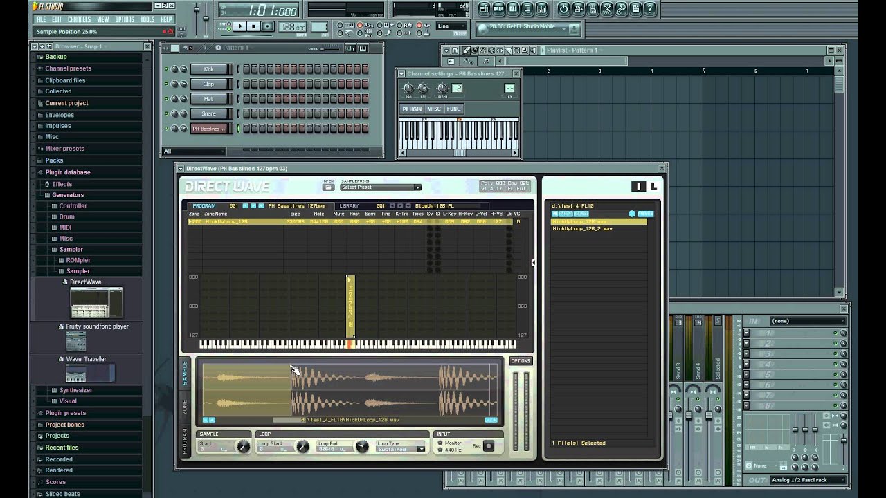 Loops in DirectWave einbinden