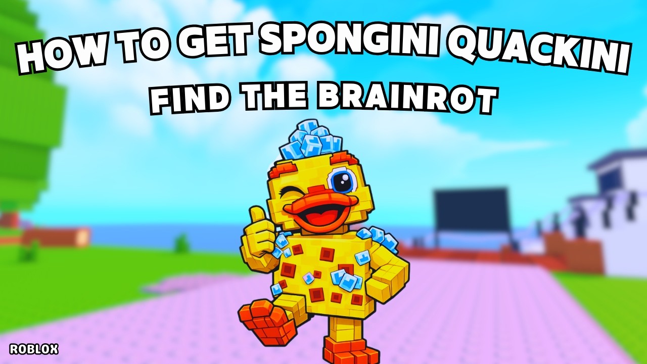 How To Get Spongini Quackini in Find the Brainrot [383] | Roblox