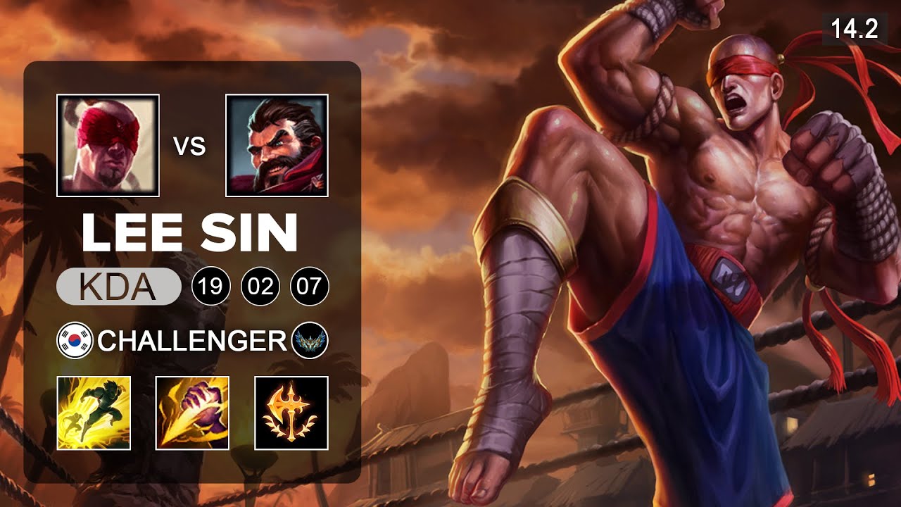 Lee Sin vs Graves Jungle - KR Challenger - Patch 14.2 Season 14