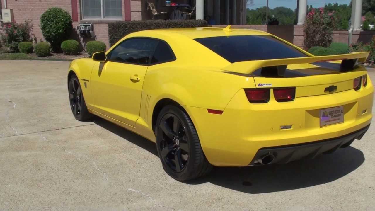 HD VIDEO 2012 CHEVROLET CAMARO TRANSFORMER SS YELLOW FOR SALE SEE WWW SUNSETMILAN COM