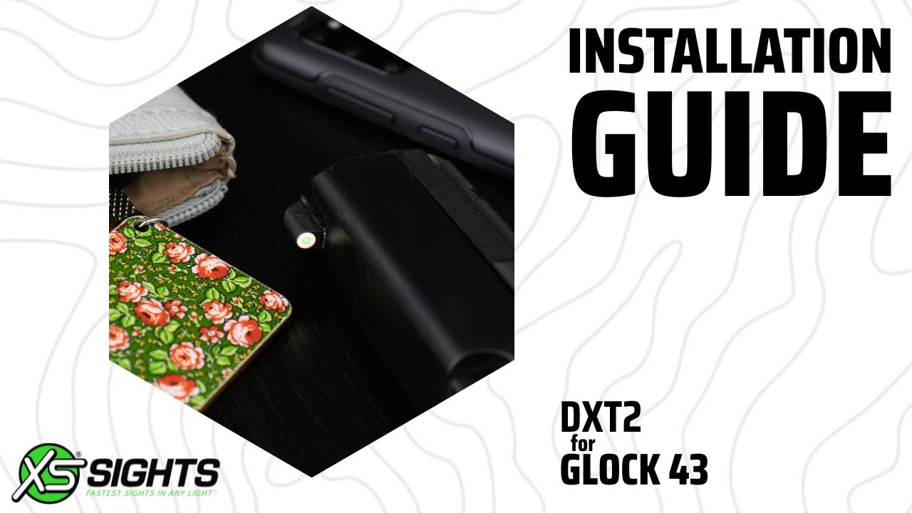 Установка ночных прицелов XS Glock 43