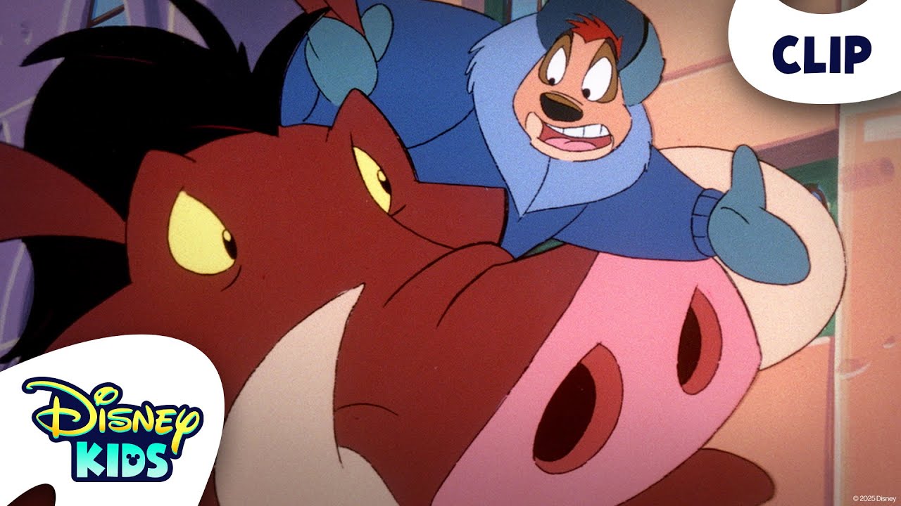 Timon and Pumbaa Visit Pumbaa's Uncle Boaris 🐗 | The Lion King's Timon & Pumbaa | @disneykids