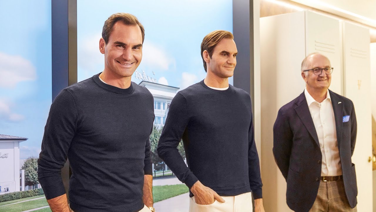 JURA | Roger Federer brings a touch of Hollywood to Niederbuchsiten