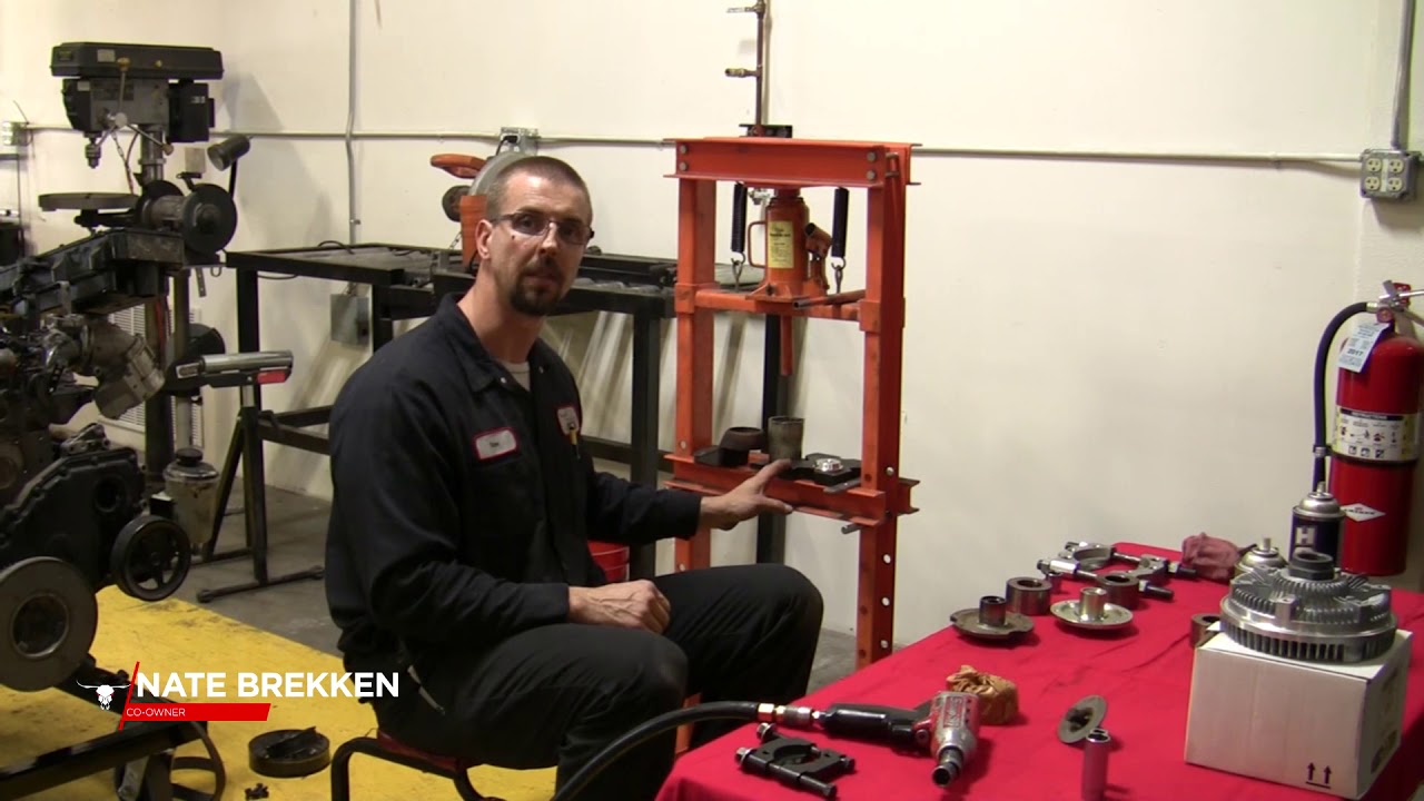 Cummins Fan Hub Adapter And Bearing Install