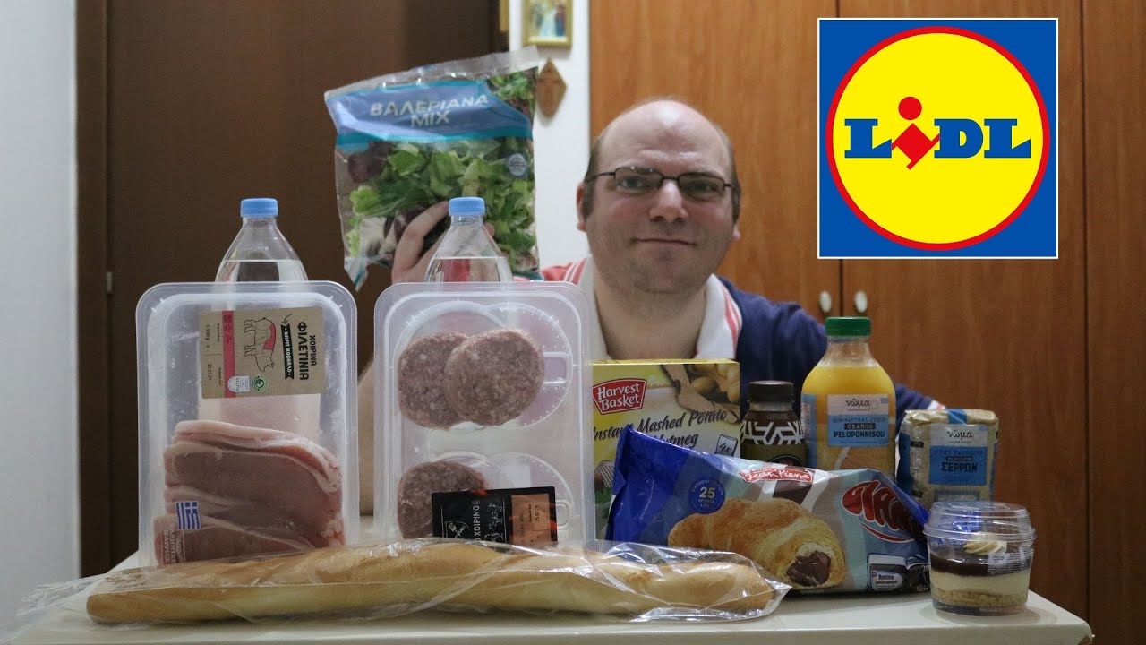 Τρώω για 24 ώρες από τα Lidl | drestvlog