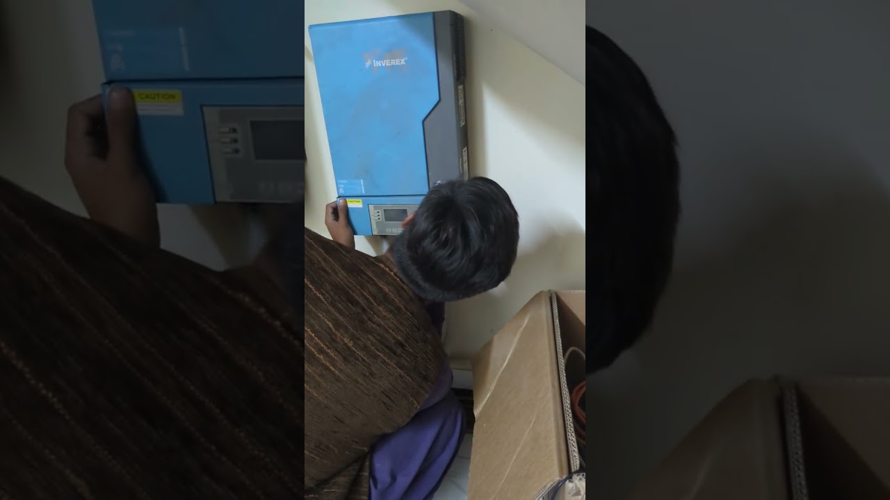 Inverex inverter 5.2kw installation||How to check solar or grid power 