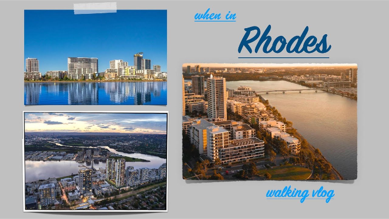 Walking in Sydney / Rhodes Waterside Walk