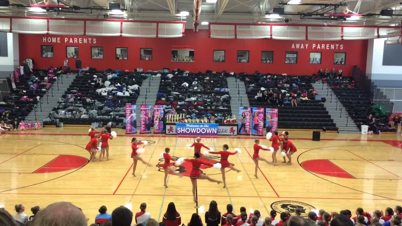 University of Wisconsin Dance Team Nationals performance at Badgerette Pom