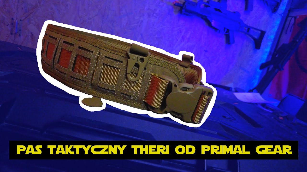 PREZENTACJA - Pas taktyczny laser cut THERI od Primal Gear