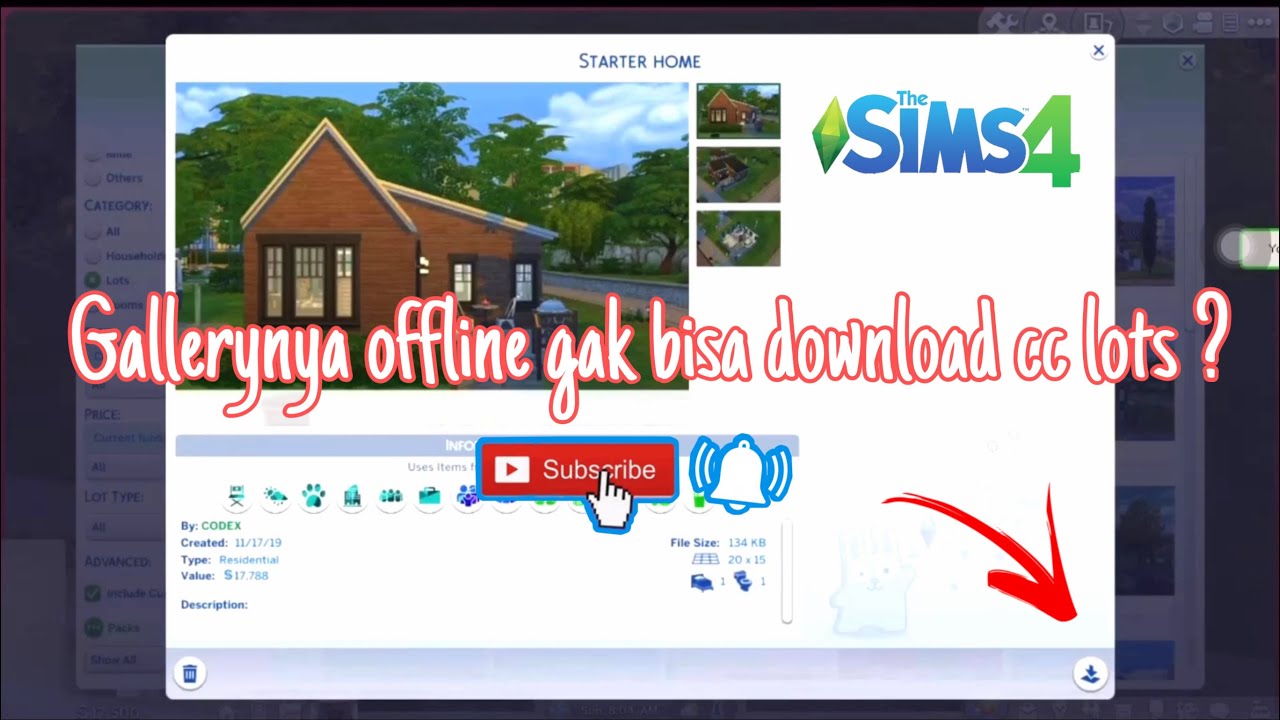 [TUTORIAL] DOWNLOAD CUSTOM CONTENT RUMAH/LOTS THE SIMS 4