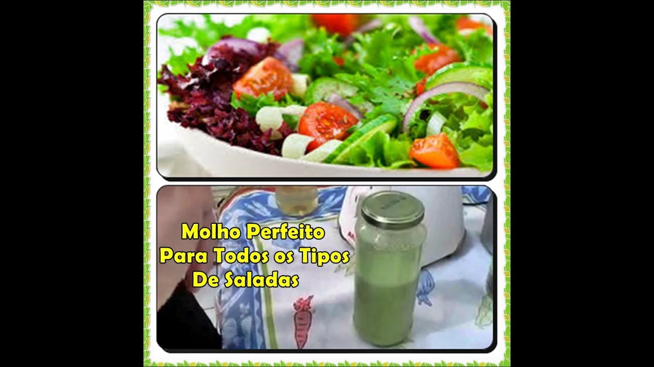 Molho Perfeito Para Todos os Tipos de Saladas